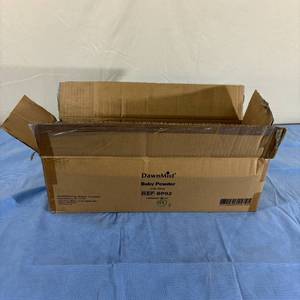 Lot 0f 48 New Dukal BP02 2 oz. DawnMist Talc Free Soothing Corn Starch Infant Baby Powder - Containers have dust