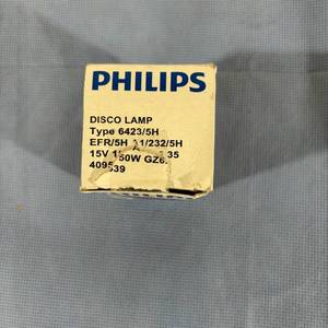 Lot of 4 Various Halogen Fiber Optic Display Lamps (Philips, OSRAM) For Microscopes