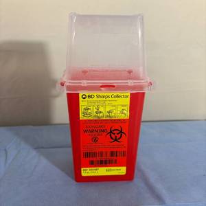 Lot of NEW Biohazard Hazardous Waste Trash Bin Containers &amp Sharp Safety Bins Containers with Lids
