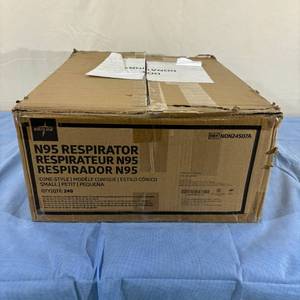 1 Case (240 per case) NEW Medline Premium NON24507A NIOSH Approved Cone-Style N95 Respirator Masks - Small - Expiration 225