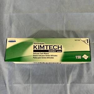 4 Boxes (198 per box) &amp 1 Box (144 per box) NEW Kimberly-Clark Professional 1-Ply Kimtech Science Kimwipes Delicate Task Wipers (34133 and&nbsp34256)&nbsp
