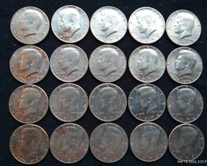 (20) Kennedy Half Dollars