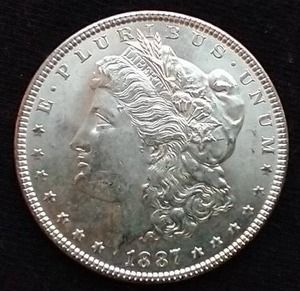 Beautiful 1887 Morgan Dollar