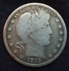 1912 Barber Half Dollar