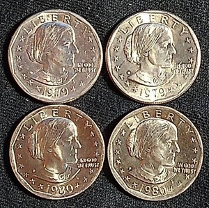(4) Susan B. Anthony Dollars