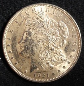 Uncirculated 1921 Morgan Dollar