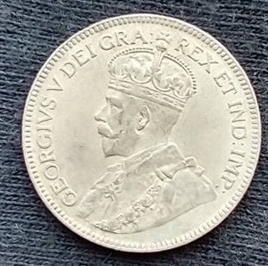 1918 Canadian Silver Quarter