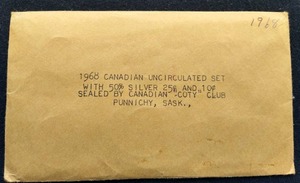 1968 Canadian Uncirculated Coin Set