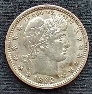 1892 Barber Quarter - Wow