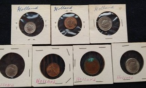 (7) Netherlands Coins