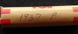 Roll of 1937 Wheat Pennies