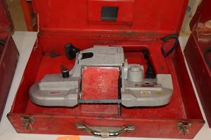 lot 550 image: Milwaukee Heavy Duty Deep Cut Bandsaw 6230 with Metal Case