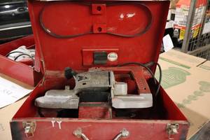 lot 554 image: Milwaukee Heavy Duty Deep Cut Bandsaw 6225 with Metal Case