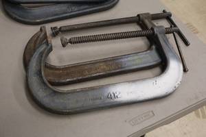 lot 622 image: Lot of (2) No. 412 C-Clamps 12-grip