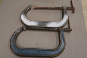 lot 625 image: Lot of (2) No. 410 C-Clamps 10-grip