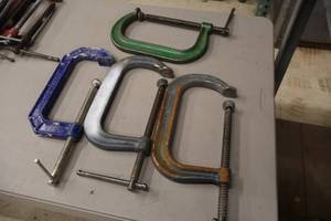 lot 627 image: Lot of (4) C-Clamps 8-grip