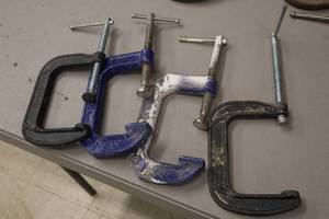 lot 632 image: Lot of (4) C-Clamps 4-grip