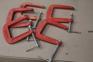 lot 639 image: Lot of (5) Husky C-Clamps 3x4-12