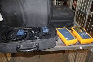 lot 696 image: Fluke Networks CableAnalyzer DTX-1800 Cable Analyzer Kit with Case