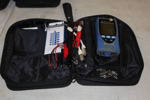 lot 671 image: Ideal VDV II Pro Cable Tester with Case, Cables, Coax Remote Unit