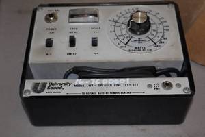 lot 679 image: University Sound Model LWT Speaker Line Test Set