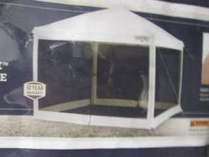 10x10 Wenzel Smartshade Screenhouse with storage case on wheels