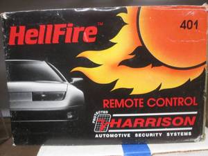 Hellfire remote starter in original box with wires and remotes