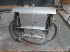 Vintage mini bench grinder...