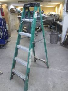 Husky 6ft fiberglass step ladder...