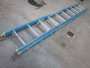 Werner electro-master non conductive fiberglass 29ft extension ladder
