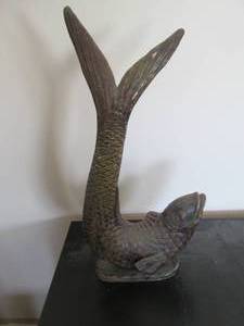 Vintage Austin Products Fish Sculpture approximately 24 tall