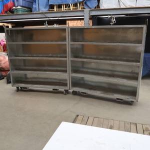 lot 3 image: BIG FOLDABLE METAL SHELF