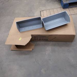 lot 32 image: 1-8 PACK OF GRAY ELEVATOR BUCKETS STILL IN CRATE