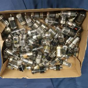 lot 70 image: HUGE VARIETY OF VACUUM TUBES AND ELECTRON TUBES
