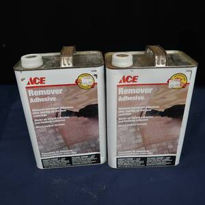 lot 72 image: 2- 1 GALLON JUGS OF REMOVER ADHESIVE