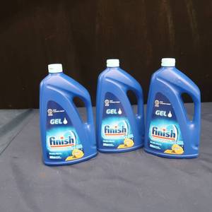lot 78 image: 3 FINISH ORANGE SCENT DISH SOAP