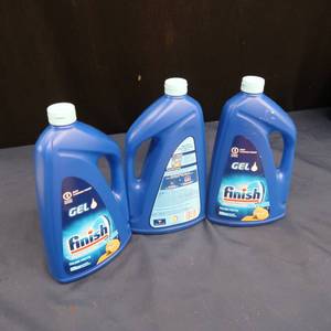 lot 80 image: 3 FINISH ORANGE SCENT DISH SOAP