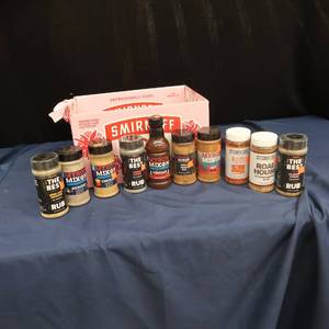 lot 110 image: SEASONINGS AND RUBS