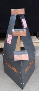 lot 119 image: 3 SHELVE KOLPIN WINCH DISPLAY SHELVE
