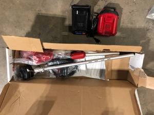 Toro Flex-Force 60-volt Max 16-in Straight Shaft Battery String Trimmer 2.5 Ah (Battery and Charger Included)  Customer Returns See Pictures