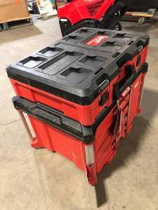 Milwaukee Packout Toolbox Set  Customer Returns See Pictures