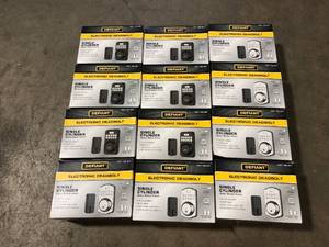 Lot of Assorted Defiant Electronic Deadbolt Various Models and Conditions Customer Returns See Pictures
