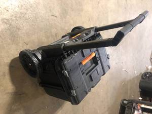 RIDGID 2.0 Pro Gear System 25 in. All Terrain Rolling Tool Cart Customer Returns See Pictures