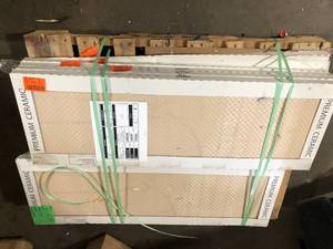 8 Boxes of MSI UrbanSlat Natural 16 in. x 48 in. Matte Ceramic Wall Tile (15.51 sq. ft.Case) Customer Returns See Pictures