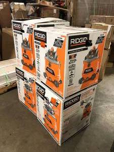 Lot of Assorted WetDry Shop Vacs by Ridgid Various Models and Conditions  Customer Returns See Pictures