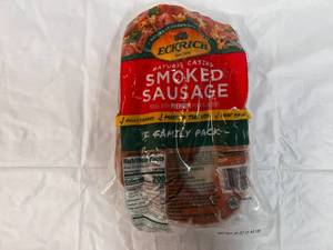 G. Eckrich Smoked Sausage-2.44lb Family Pack