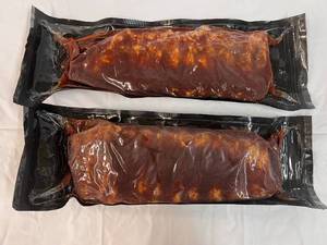 A. 2x2.20lbs St. Louis Style BBQ Pork Ribs