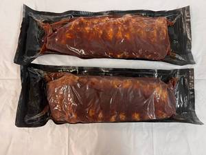 A. 2x2.20lbs St. Louis Style BBQ Pork Ribs