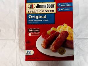 36 Count Package Jimmy Dean Sausage Links