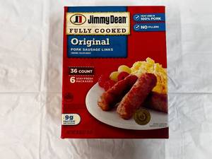 36 Count Package Jimmy Dean Sausage Links